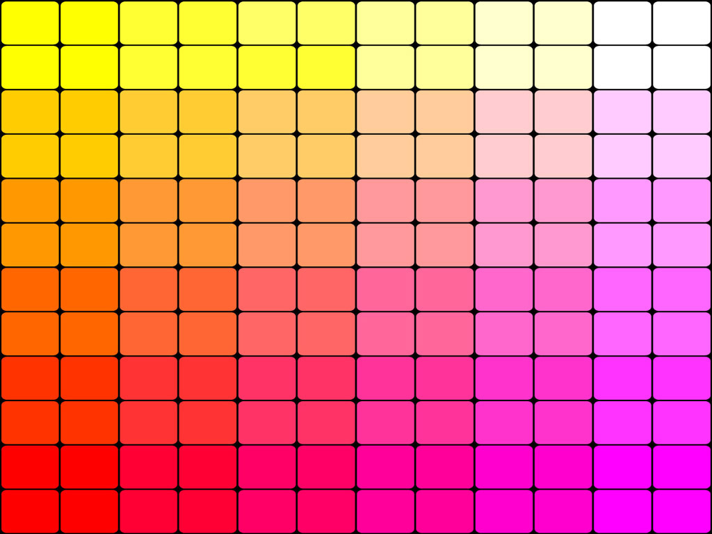 Farbpalette - Web Safe Colors