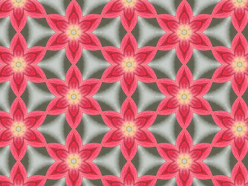 Kaleidoskop - Nahtloser Hintergrund kostenlos - Rosa/Grau