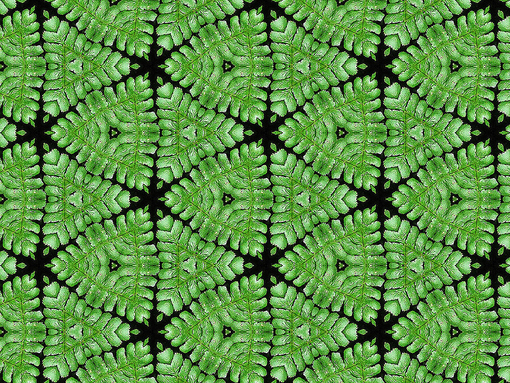 Kaleidoskop - Nahtloser Hintergrund kostenlos - Farbe: grün