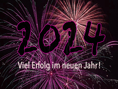 2024 - Neujahrsbild mit Feuerwerk