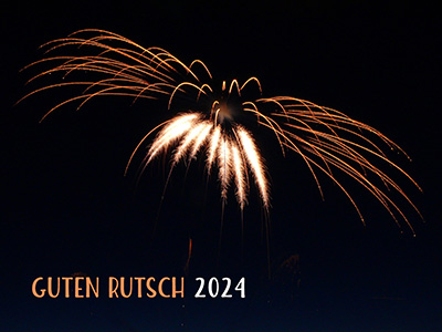 2024 - Neujahrsbild mit Feuerwerk