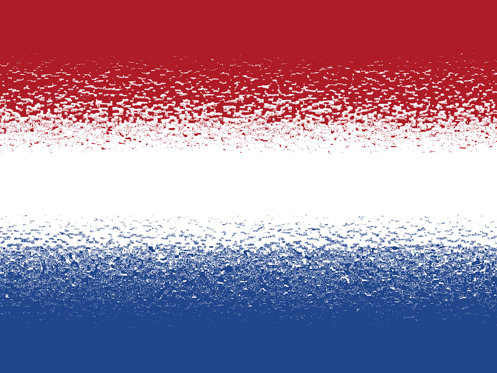 Flagge der Niederlande 003