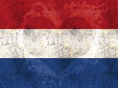 Die Flagge der Niederlande
