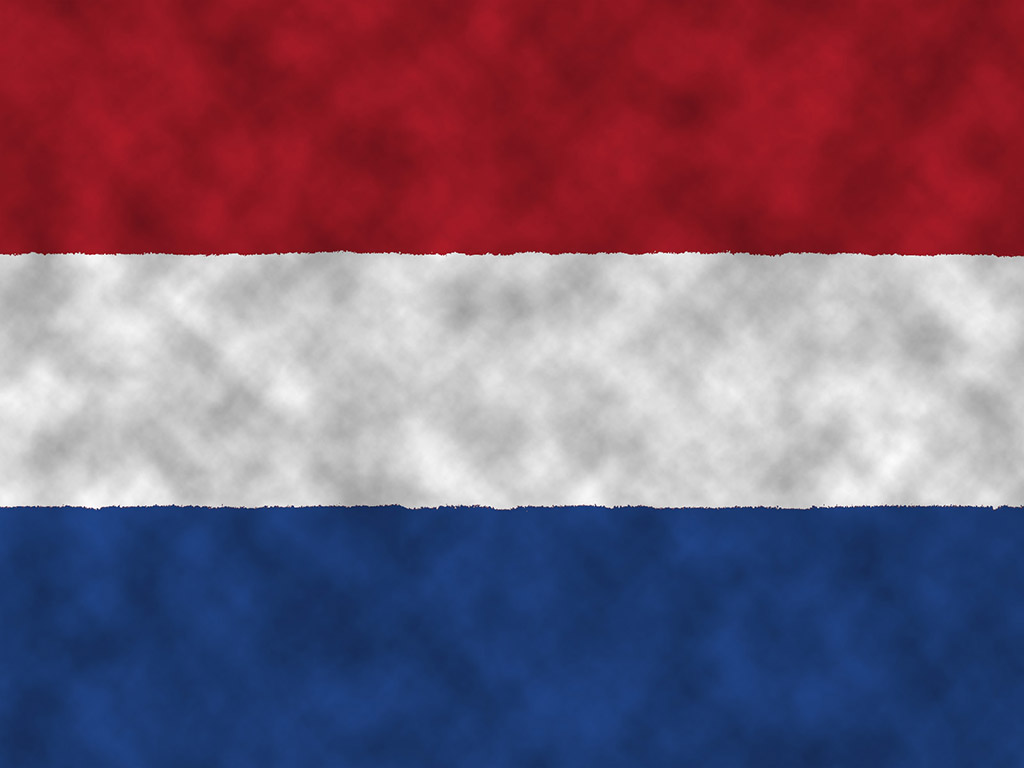 Die Flagge der Niederlande - Trikolor