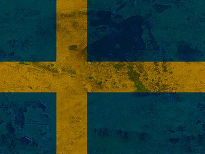 Flagge Schwedens - Fahne - Nationalflagge - Blau-Gelb