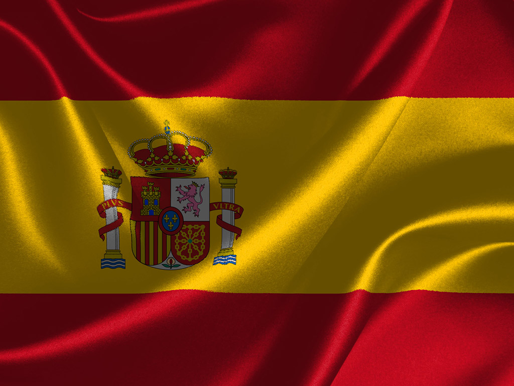 Die Flagge Spaniens - Rot-Gelb-Rot