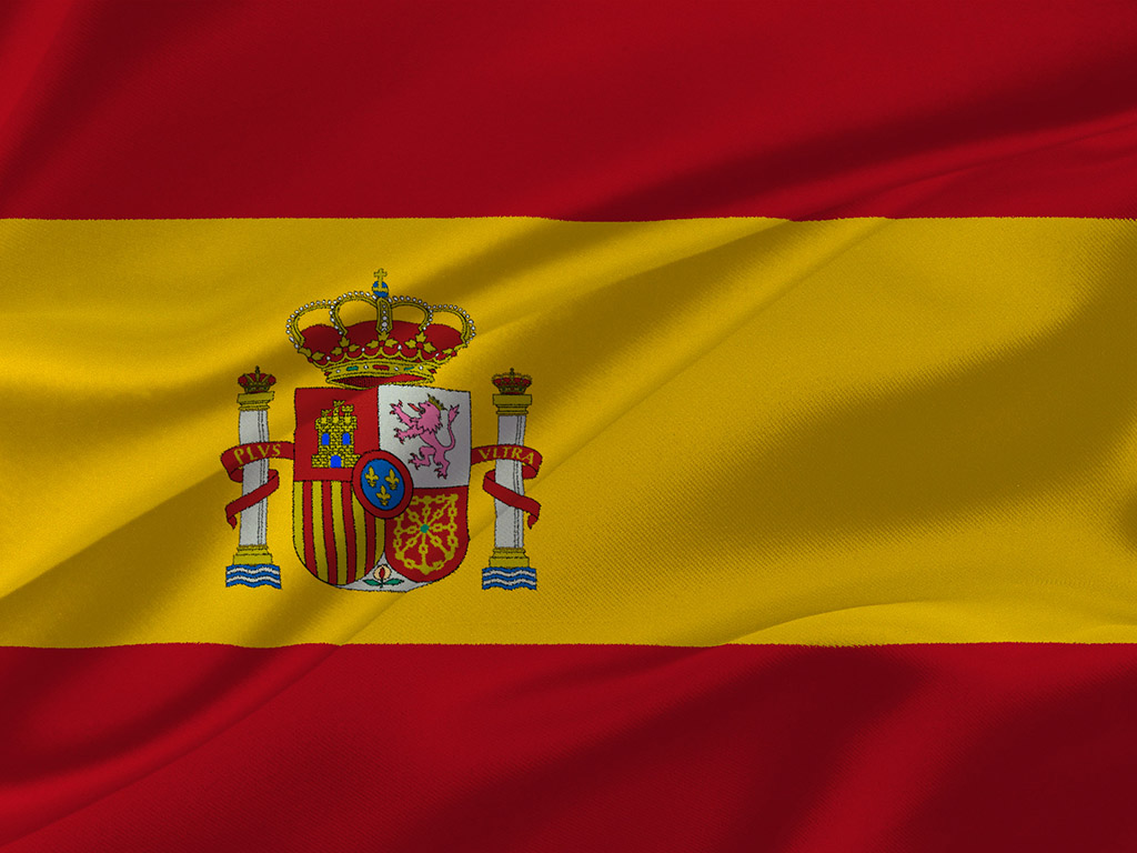 Die Flagge Spaniens - Rot-Gelb-Rot