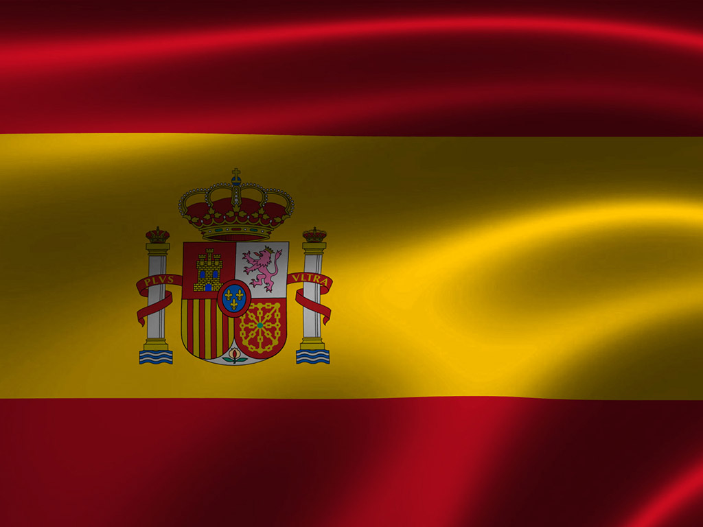 Die Flagge Spaniens - Rot-Gelb-Rot