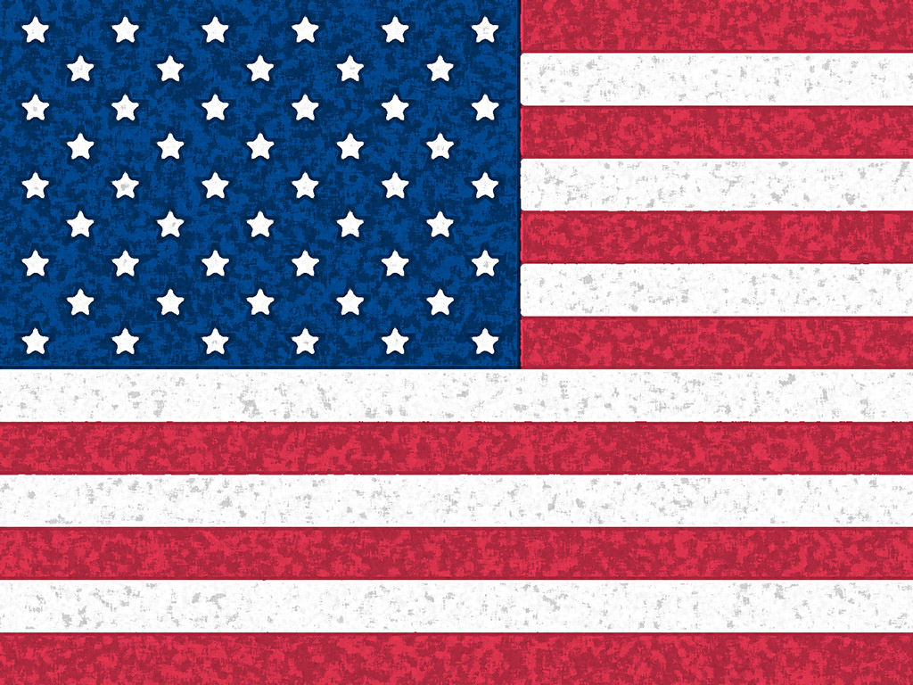 Flagge der Vereinigten Staaten 002