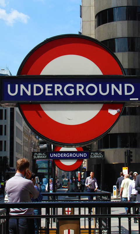 Handy Hintergrundbild: London - Underground