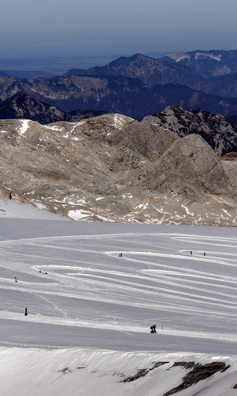 Handy Hintergrundbild: Der Dachstein, Die Alpen, Winter, Schnee, Berg