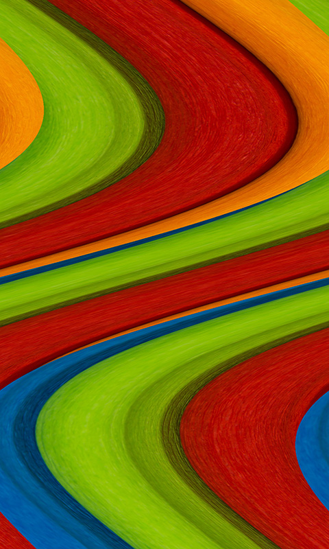 Handy Hintergrundbild: Orange-Rot-Grün-Blau