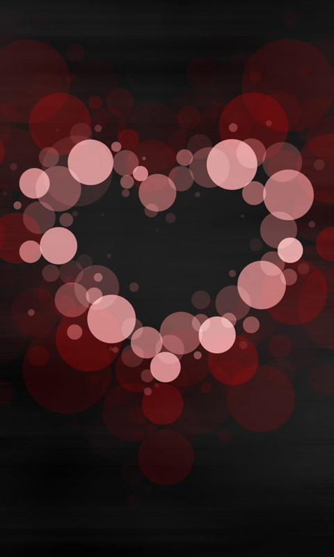 Handy Hintergrundbild - Bubble Heart