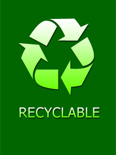 Wiederverwertbar - Recyclable