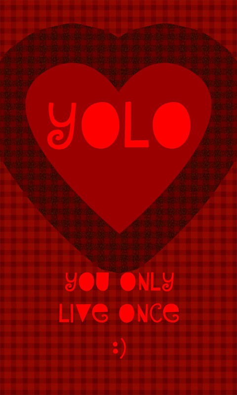 YOLO - You only live once - Du lebst nur einmal.007