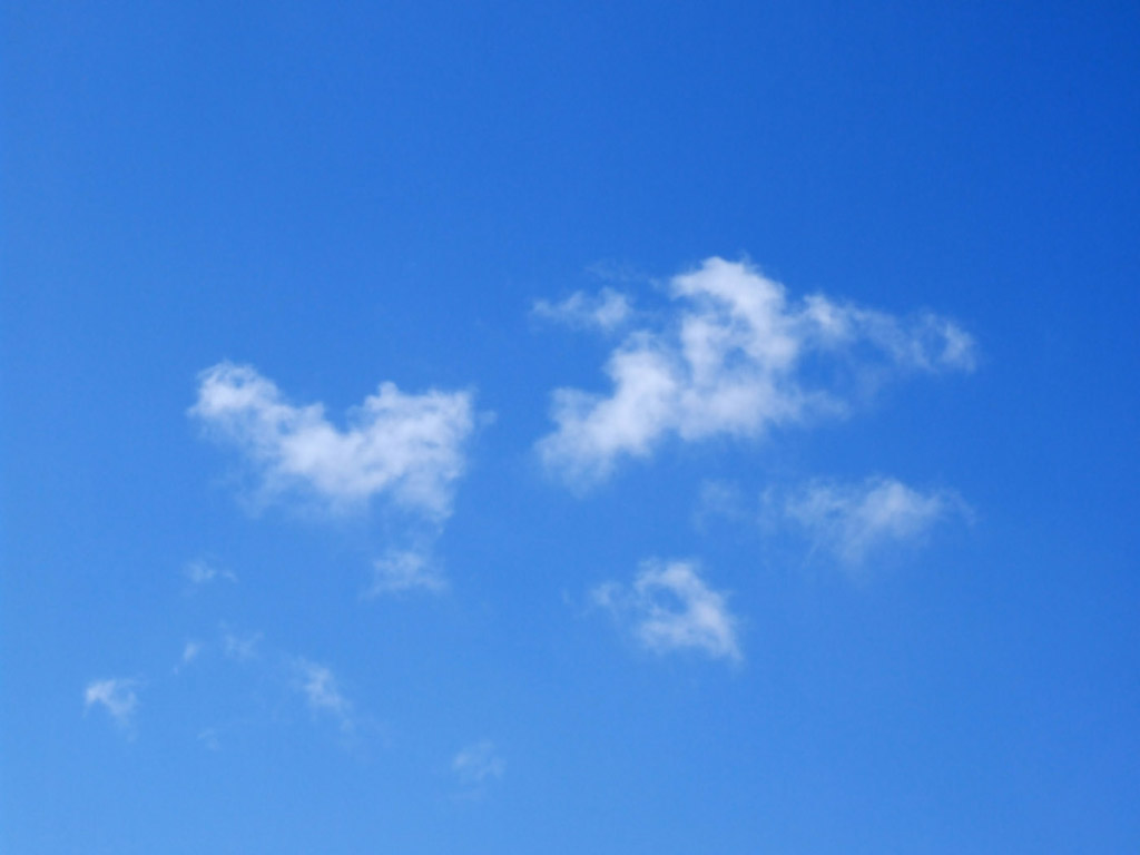 Wolke - blauer Himmel - Kostenloses Hintergrundbild