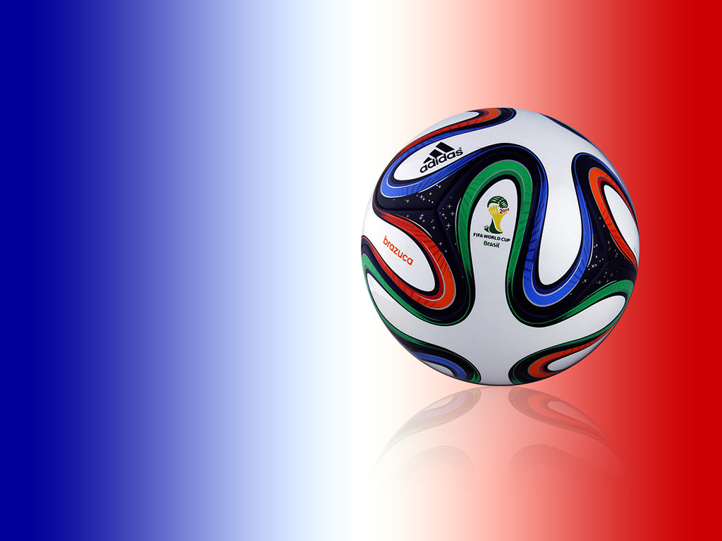 Brazuca + Frankreich - Fussball WM 2014 Brasilien