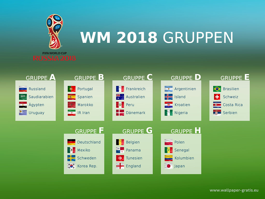 Fussball WM 2018 / Gruppen #001