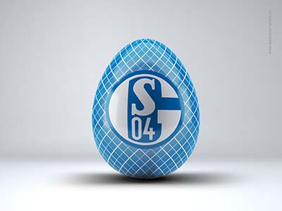 FC Schalke 04 - Bundesliga - Osterei - Fussball