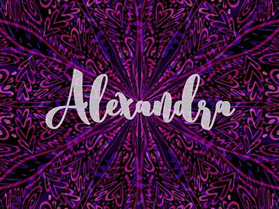 Die beliebtesten Vornamen - Alexandra