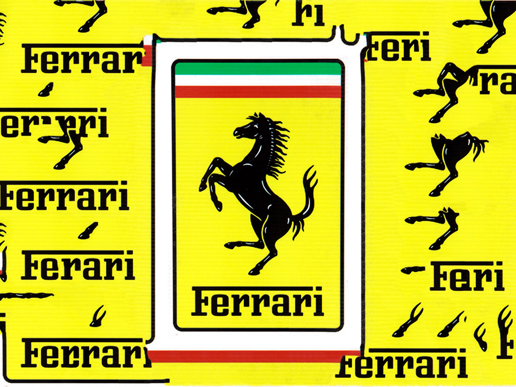 Ferrari, Italienisches Auto Logo