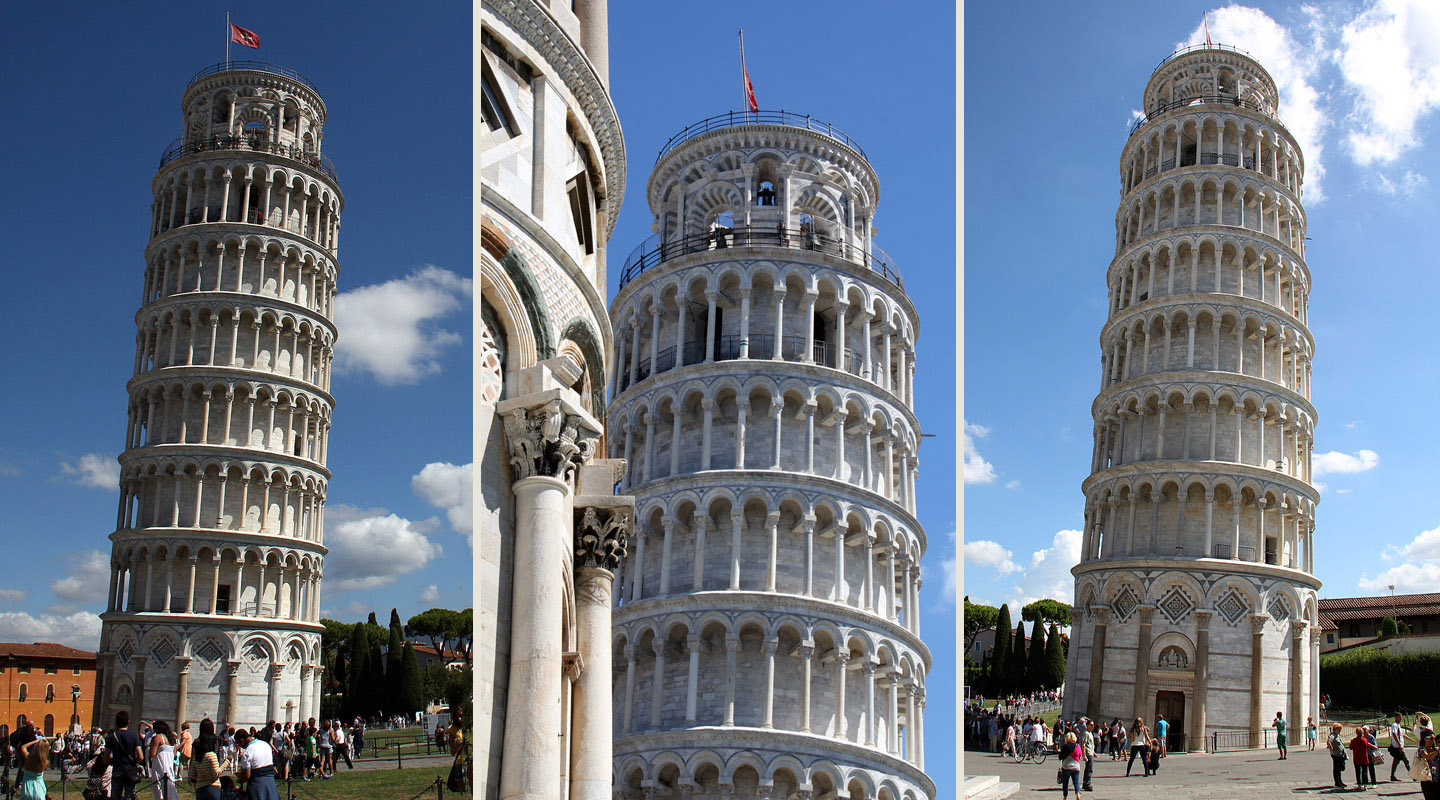 Der schiefe Turm von Pisa - ein Architekturwunder
