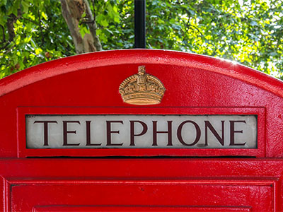 Die Londoner Telefonzellen