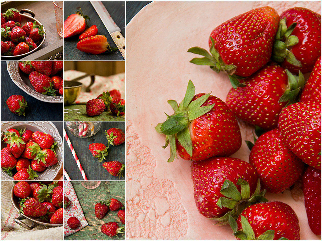 Erdbeer-Collage #001