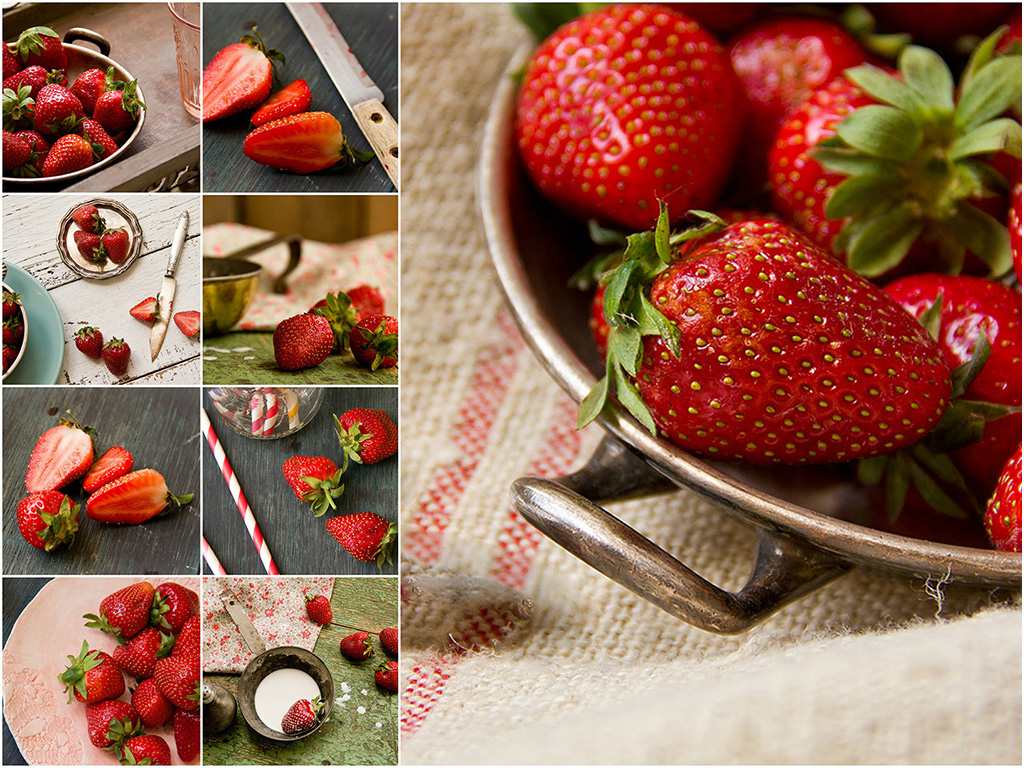 Erdbeer-Collage #002