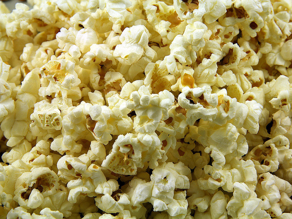 Popcorn - Hintergrundbild kostenlos