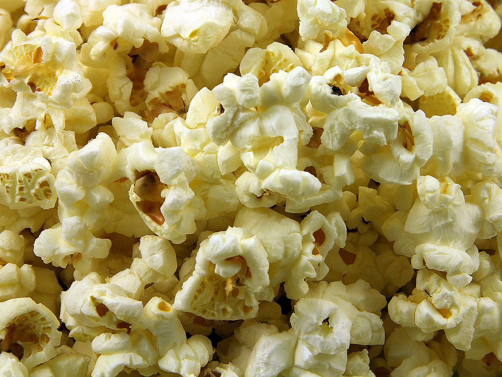 Popcorn - Hintergrundbild kostenlos