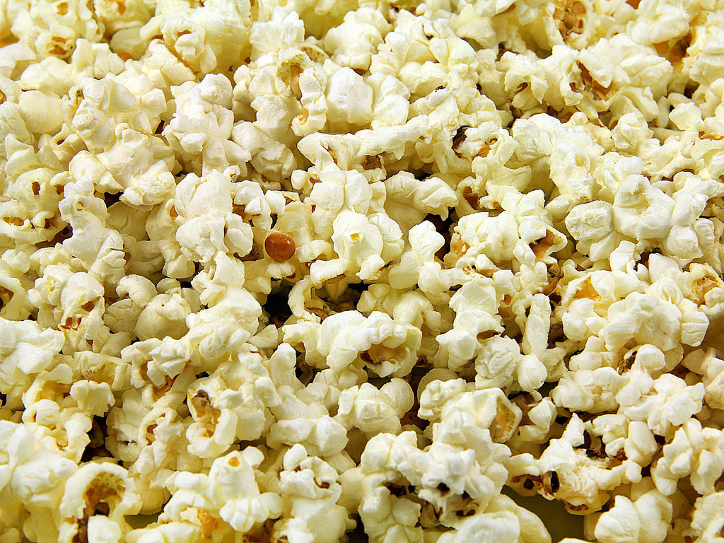 Popcorn - Hintergrundbild kostenlos