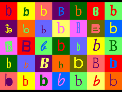 Buchstabe B