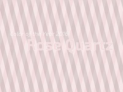 Die Farbe des Jahres 2016 - Rose Quartz