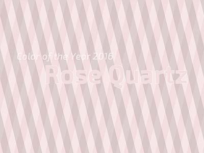 Die Farbe des Jahres 2016 - Rose Quartz