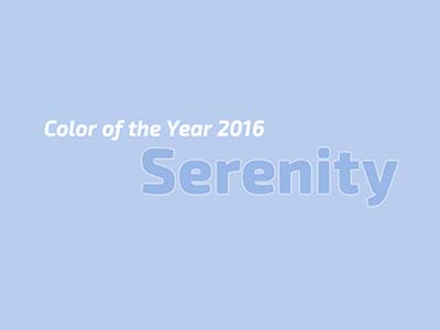 Die Farbe des Jahres 2016 - Serenity