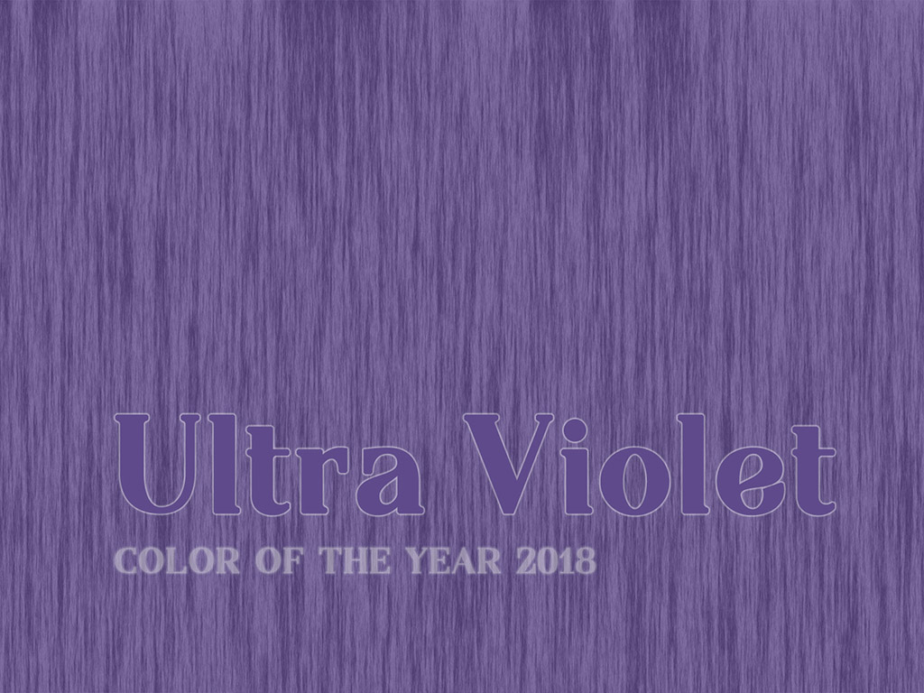 Die Farbe des Jahres 2018 - Ultra Violet #006