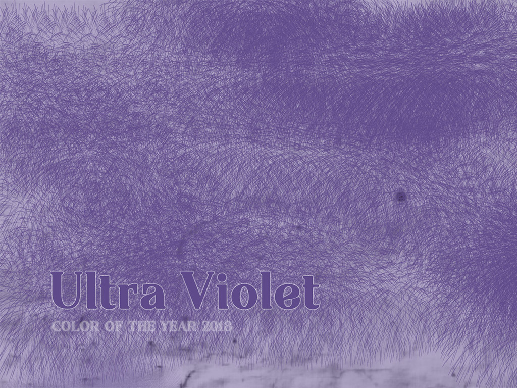 Die Farbe des Jahres 2018 - Ultra Violet #007