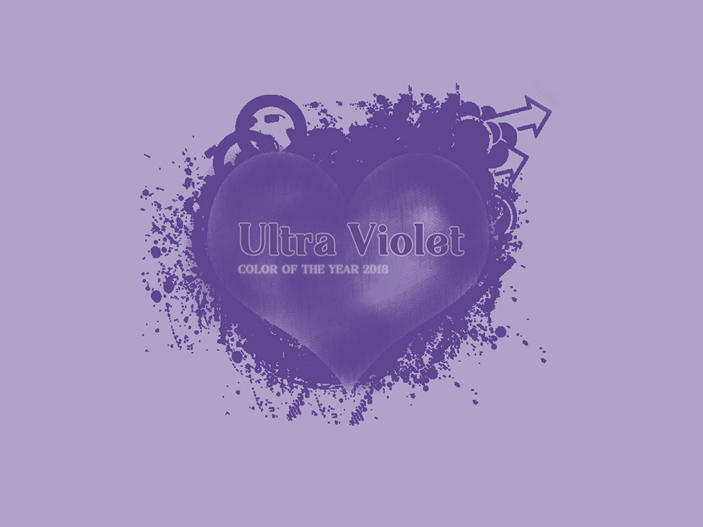 Die Farbe des Jahres 2018 - Ultra Violet #008