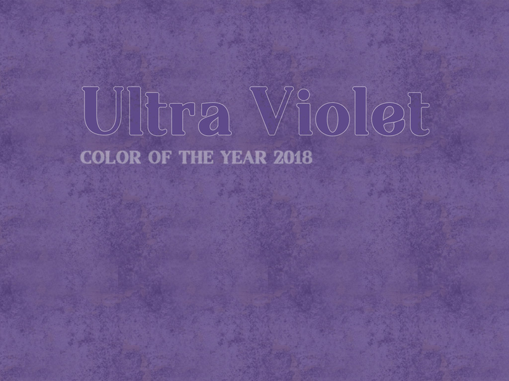 Die Farbe des Jahres 2018 - Ultra Violet