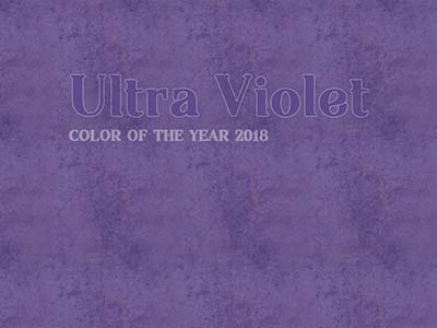 Die Farbe des Jahres 2018: Ultra Violet