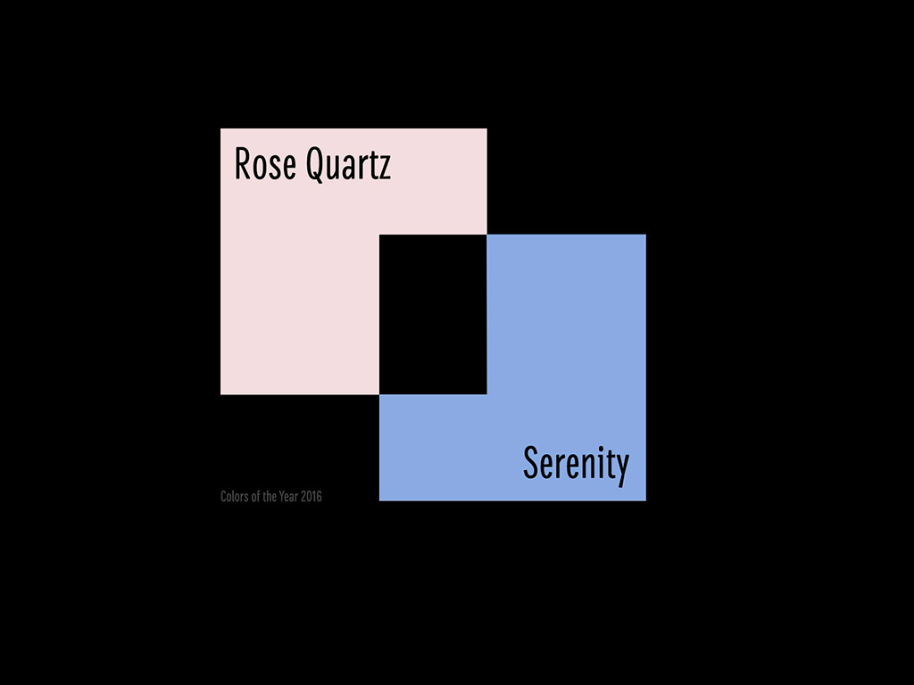 Die Farben des Jahres 2016 - Rose Quartz & Serenity - Colors of the Year