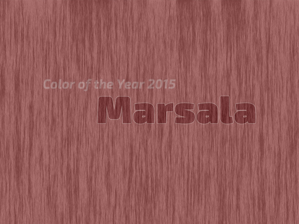 Die Farbe des Jahres 2015 - Marsala - Color of the Year