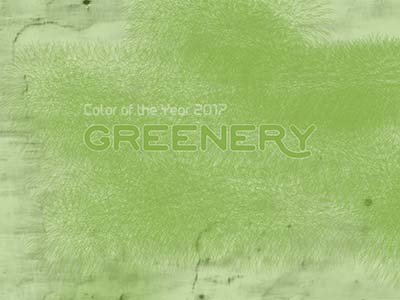 Die Farbe des Jahres 2017 - Greenery