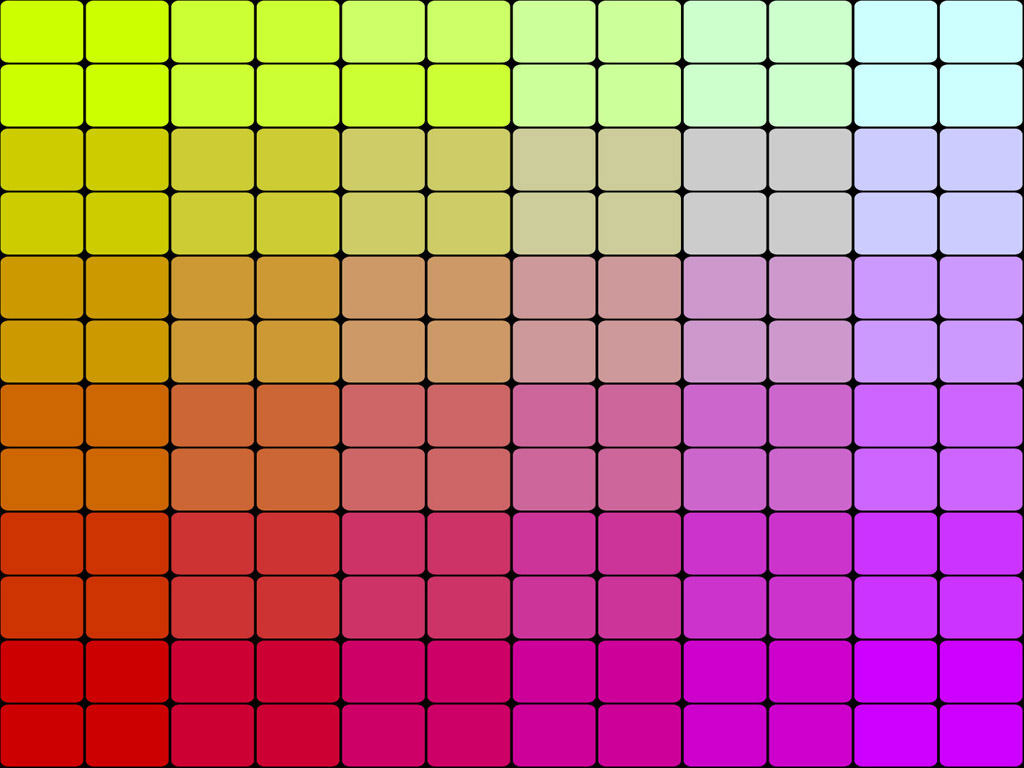 Farbpalette - Web Safe Colors