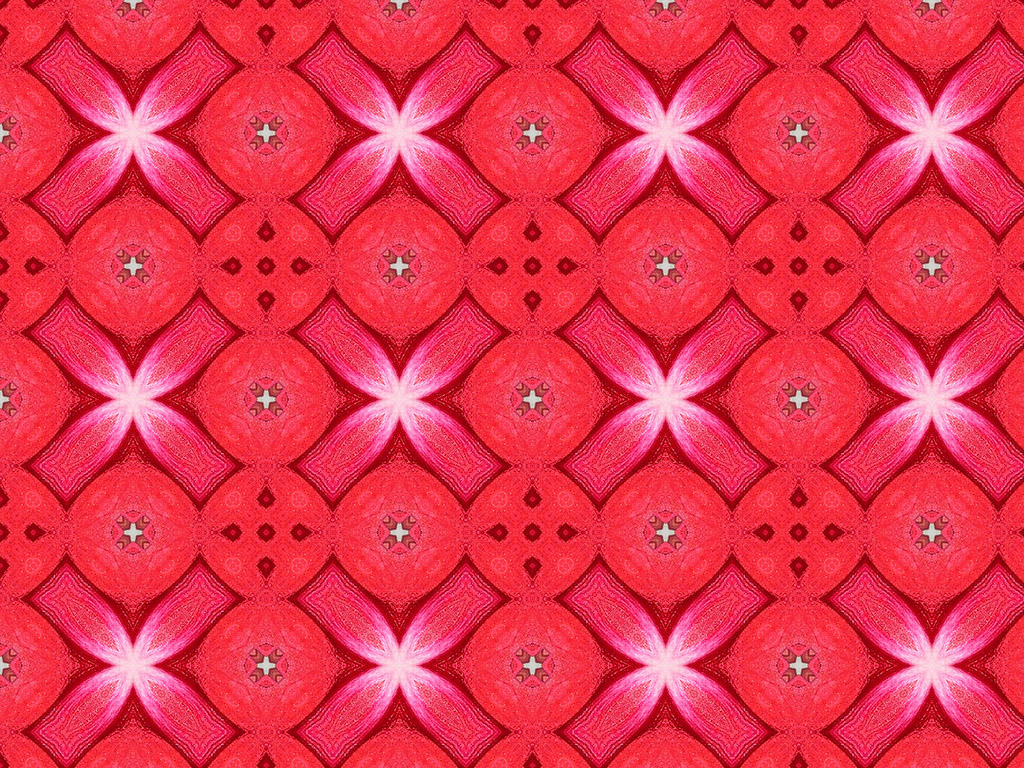 Kaleidoskop - Nahtloser Hintergrund kostenlos - Rosa/Weiss