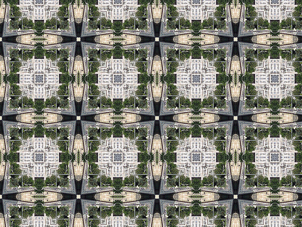 Kaleidoskop - Nahtloser Hintergrund kostenlos - Farbe: Grau