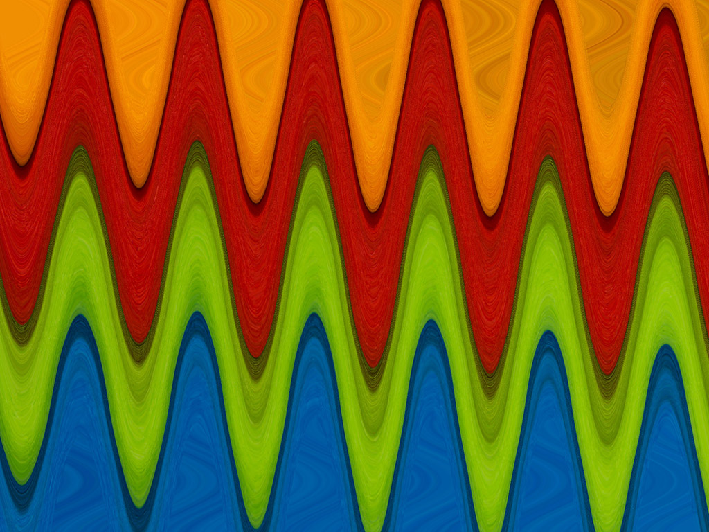 Orange-Rot-Grün-Blau
