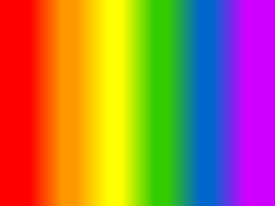 Die Farben des Regenbogens - Farbverlauf
