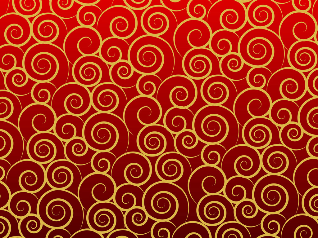Spirale, rot-gold